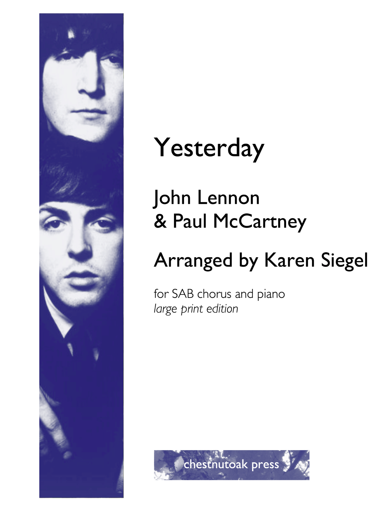 Yesterday (Large Print)